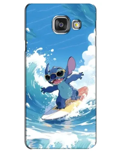 Чехол для Samsung Galaxy A3 2016 (A3100, A310F) с картинкой «Стич на волне»