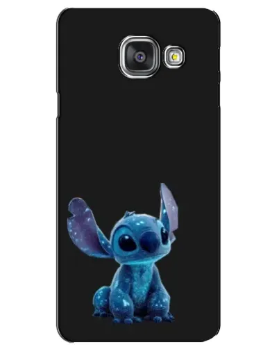 Чехол для Samsung Galaxy A3 2016 (A3100, A310F) с картинкой «Стич на черном»