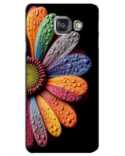 Чехол для Samsung Galaxy A3 2016 (A3100, A310F) с картинкой «Радужный цветок»