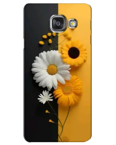 Чехол для Samsung Galaxy A3 2016 (A3100, A310F) с картинкой «Подсолнух и ромашка»