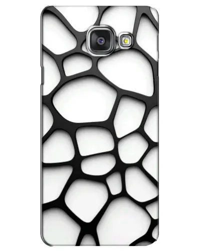 Чехол для Samsung Galaxy A3 2016 (A3100, A310F) с картинкой «Белая объемная сетка» Чехол для Samsung Galaxy A3 2016 (A3100, A310F) с картинкой «Белая объемная сетка»