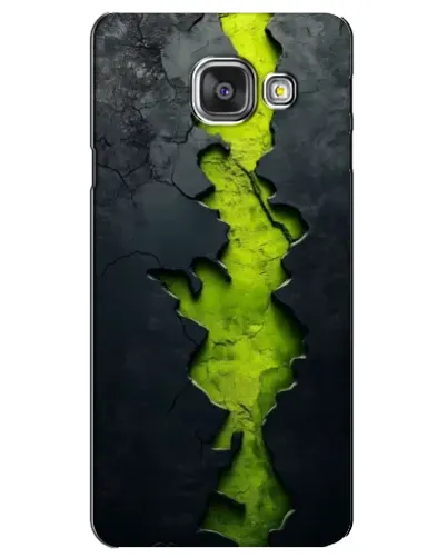 Чехол для Samsung Galaxy A3 2016 (A3100, A310F) с картинкой «Салатовый разлом скалы» Чехол для Samsung Galaxy A3 2016 (A3100, A310F) с картинкой «Салатовый разлом скалы»