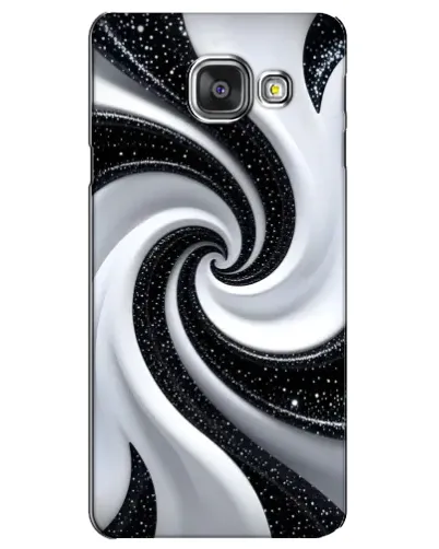 Чехол для Samsung Galaxy A3 2016 (A3100, A310F) с картинкой «Черно-белая спираль» Чехол для Samsung Galaxy A3 2016 (A3100, A310F) с картинкой «Черно-белая спираль»