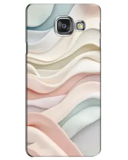Чехол для Samsung Galaxy A3 2016 (A3100, A310F) с картинкой «Пастельные нежные волны»