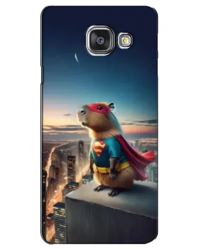 Чехол для Samsung Galaxy A3 2016 (A3100, A310F) с картинкой «Капи-мен супергерой» Чехол для Samsung Galaxy A3 2016 (A3100, A310F) с картинкой «Капи-мен супергерой»