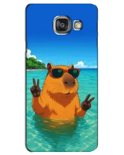 Чехол для Samsung Galaxy A3 2016 (A3100, A310F) с картинкой «Морская капибара» Чехол для Samsung Galaxy A3 2016 (A3100, A310F) с картинкой «Морская капибара»
