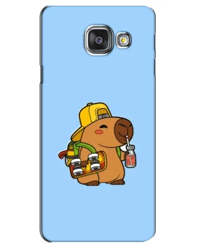 Чехол для Samsung Galaxy A3 2016 (A3100, A310F) с картинкой «Капибара на скейте» Чехол для Samsung Galaxy A3 2016 (A3100, A310F) с картинкой «Капибара на скейте»
