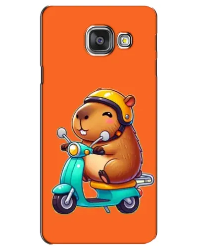 Чехол для Samsung Galaxy A3 2016 (A3100, A310F) с картинкой «Капибара на скутере» Чехол для Samsung Galaxy A3 2016 (A3100, A310F) с картинкой «Капибара на скутере»