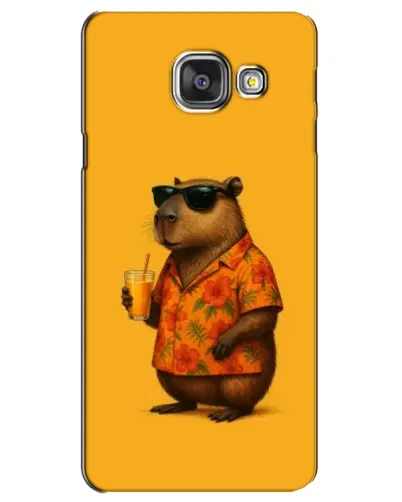 Чехол для Samsung Galaxy A3 2016 (A3100, A310F) с картинкой «Капибара на отдыхе» Чехол для Samsung Galaxy A3 2016 (A3100, A310F) с картинкой «Капибара на отдыхе»