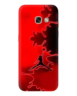Чохол для Samsung Galaxy A3 2017 (A320, A320F) з картинкою «Jordan Red Smoke»