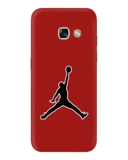 Чохол для Samsung Galaxy A3 2017 (A320, A320F) з картинкою «Jordan Red Back»