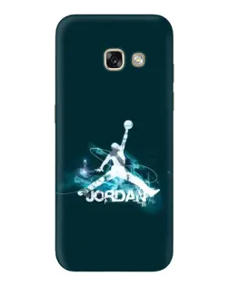 Чохол для Samsung Galaxy A3 2017 (A320, A320F) з картинкою «Jordan Blue Fire»