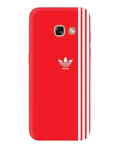 Чехол для Samsung Galaxy A3 2017 (A320, A320F) с картинкой «Красный минимализм Adidas»