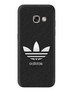 Чехол для Samsung Galaxy A3 2017 (A320, A320F) с картинкой «Adidas Карбоновая текстура»