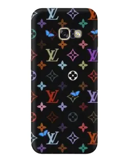 Чехол для Samsung Galaxy A3 2017 (A320, A320F) с картинкой «Цветная монограмма LV»