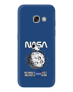 Чехол для Samsung Galaxy A3 2017 (A320, A320F) с картинкой «NASA — лунная миссия»