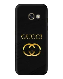 Чехол для Samsung Galaxy A3 2017 (A320, A320F) с картинкой «Золотой логотип Gucci»
