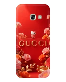 Чехол для Samsung Galaxy A3 2017 (A320, A320F) с картинкой «Gucci — золотой сад»