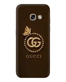 Чехол для Samsung Galaxy A3 2017 (A320, A320F) с картинкой «Gucci — золотая бабочка»