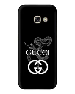 Чехол для Samsung Galaxy A3 2017 (A320, A320F) с картинкой «Gucci — серебряная змея»
