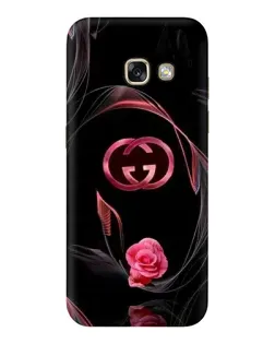 Чехол для Samsung Galaxy A3 2017 (A320, A320F) с картинкой «Gucci — неоновая роза»