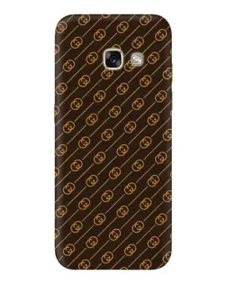 Чехол для Samsung Galaxy A3 2017 (A320, A320F) с картинкой «Gucci — золотые диагонали»