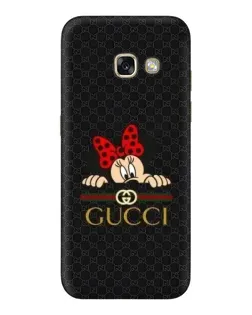 Чехол для Samsung Galaxy A3 2017 (A320, A320F) с картинкой «Минни Маус Gucci — черный»