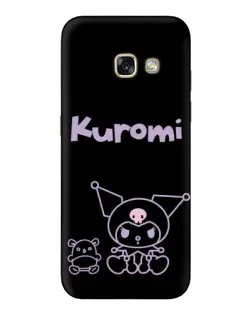 Чохол для Samsung Galaxy A3 2017 (A320, A320F) з картинкою «Kuromi — чорний мінімалізм»