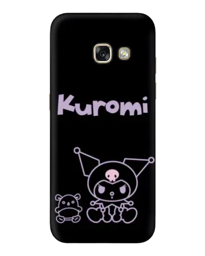 Чохол для Samsung Galaxy A3 2017 (A320, A320F) з картинкою «Kuromi — чорний мінімалізм»