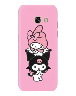 Чохол для Samsung Galaxy A3 2017 (A320, A320F) з картинкою «Тріо My Melody та Kuromi»