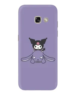 Чохол для Samsung Galaxy A3 2017 (A320, A320F) з картинкою «Kuromi на ліловому фоні»