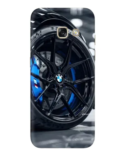 Чехол для Samsung Galaxy A3 2017 (A320, A320F) с картинкой «Колесо BMW вблизи»
