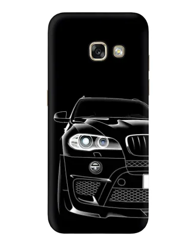 Чехол для Samsung Galaxy A3 2017 (A320, A320F) с картинкой «Темный силуэт BMW»