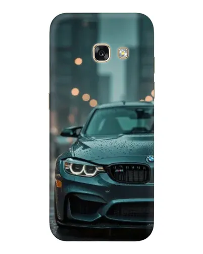 Чехол для Samsung Galaxy A3 2017 (A320, A320F) с картинкой «BMW в огнях города»
