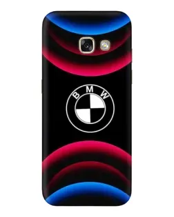 Чехол для Samsung Galaxy A3 2017 (A320, A320F) с картинкой «Логотип BMW и неоновые дуги»