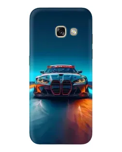 Чохол для Samsung Galaxy A3 2017 (A320, A320F) з картинкою «BMW — вогні неону»