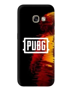Чехол для Samsung Galaxy A3 2017 (A320, A320F) с картинкой «Яркий логотип PUBG»