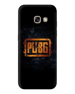 Чохол для Samsung Galaxy A3 2017 (A320, A320F) з картинкою «PUBG — золотий логотип»