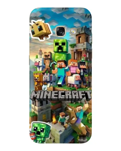 Чохол для Samsung Galaxy A3 2017 (A320, A320F) з картинкою «Замок Minecraft»