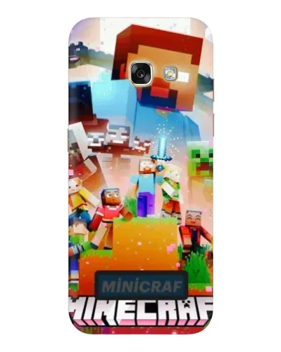 Чохол для Samsung Galaxy A3 2017 (A320, A320F) з картинкою «Minecraft герої гри»