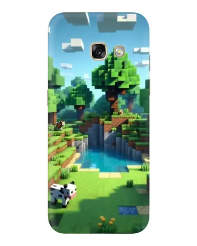 Чохол для Samsung Galaxy A3 2017 (A320, A320F) з картинкою «Minecraft літній день»