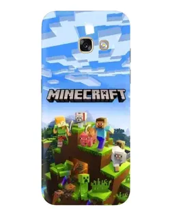 Чохол для Samsung Galaxy A3 2017 (A320, A320F) з картинкою «Minecraft класичний світ»