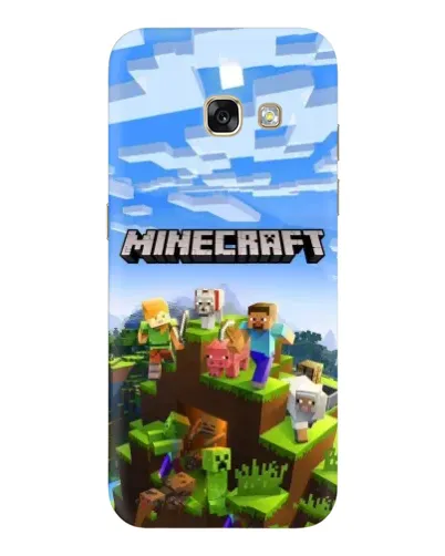 Чохол для Samsung Galaxy A3 2017 (A320, A320F) з картинкою «Minecraft класичний світ»
