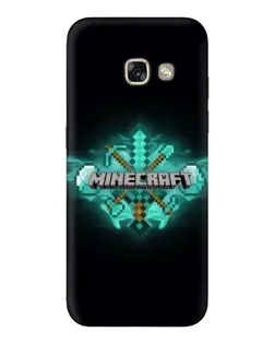 Чохол для Samsung Galaxy A3 2017 (A320, A320F) з картинкою «Minecraft Diamond лого»