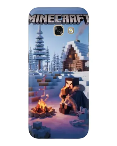 Чохол для Samsung Galaxy A3 2017 (A320, A320F) з картинкою «Зимовий Minecraft»