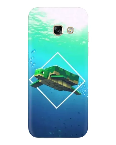 Чохол для Samsung Galaxy A3 2017 (A320, A320F) з картинкою «Черепаха Minecraft»