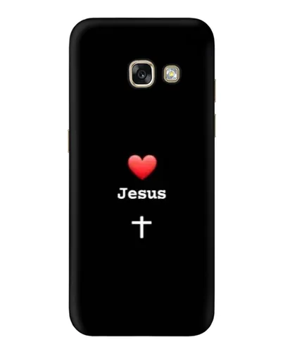 Чохол для Samsung Galaxy A3 2017 (A320, A320F) з картинкою «Серце - Jesus»
