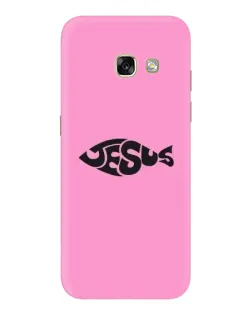 Чохол для Samsung Galaxy A3 2017 (A320, A320F) з картинкою «Рожевий символ Jesus»