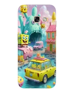 Чехол для Samsung Galaxy A3 2017 (A320, A320F) с картинкой «Монстр-трак приключения»