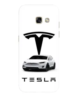 Чохол для Samsung Galaxy A3 2017 (A320, A320F) з картинкою «Tesla White Style»